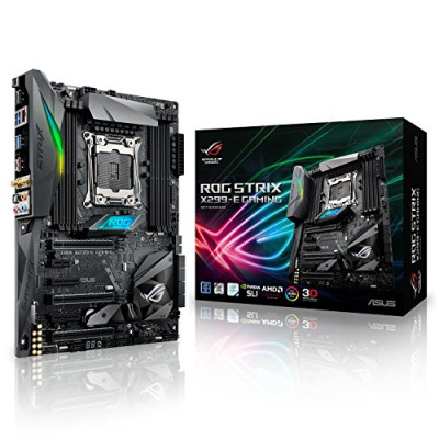 Asus Intel X299 ATX – Placa base gaming con Aura Sync RGB iluminación LED, 802.11ac Wi-Fi, DDR4 4133MHz, dual M.2, SATA 6Gbps y a USB 3.1 Gen 2 conector panel frontal