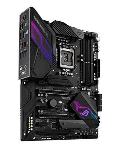 ASUS ROG Maximus XI Hero – Placa Base Gaming ATX Intel de 8a y 9a Gen Z390 LGA 1151 con disipador M.2, Iluminación LED Aura Sync RGB, DDR4 4400, Dos M.2, SATA 6 GB/s, Audio Gaming y USB 3.1 Gen. 2