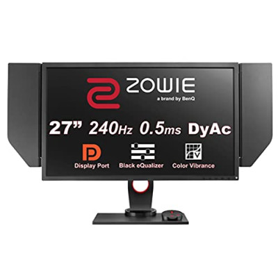 BenQ Zowie XL2746S – Monitor Gaming para e-Sports de 27″ FullHD y 240Hz con 0.5ms, Dynamic Accuracy Plus, Regulable en Altura, Gris Oscuro