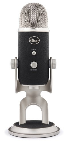 Blue Microphones Yeti – Micrófono USB para grabación y transmisión en PC y Mac, transmisión de juegos, llamadas de Skype, transmisión de Youtube, Plug and Play, color Plata
