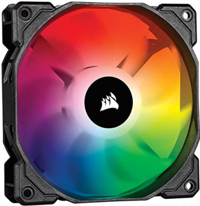 Corsair iCUE SP120 RGB PRO – Ventilador de chasis de 120mm, Silencioso, de Flujo de aire elevado, Paquete Individual