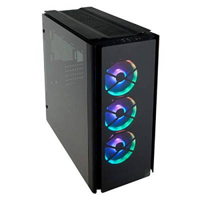 Corsair Obsidian Series 500D RGB SE – Chasis supertorre (estructura de aluminio, paneles de cristal templado, iluminación RGB(CC-9011139-WW)