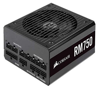 Corsair RM750 – Fuente de Alimentación (ATX Totalmente Modular, 80 Plus Gold, 750 Wcolor negro (CP-9020195-EU)