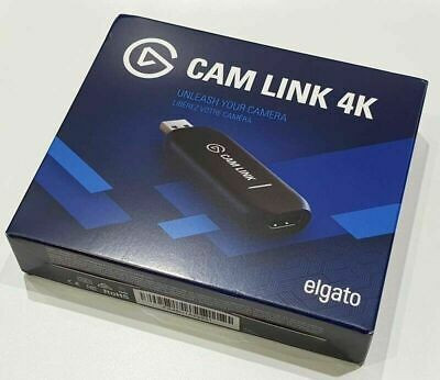 Detalles de  Dispositivo de captura Elgato Cam Link 4K HD de grabación/Streaming totalmente nuevo envío rápido- ver título original