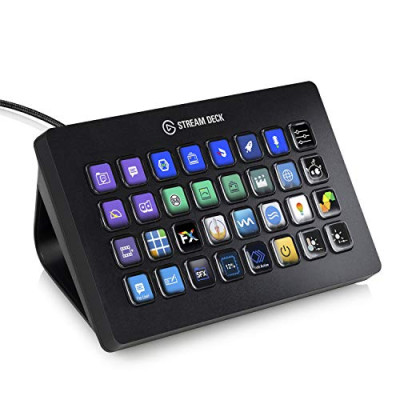 Elgato Stream Deck XL – Control de streaming, 32 teclas LCD personalizables, Windows 10 y macOS 10.13 o posterior