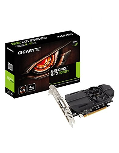Gigabyte GV-N105TOC-4GL – Tarjeta gráfica Nvidia GeForce GTX 1050 Ti de 4 GB, Color Negro