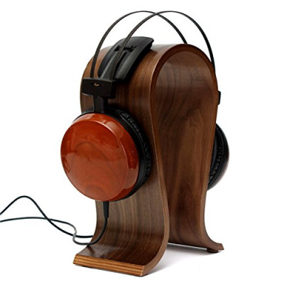 LaDicha – Madera U Forma Exhibición Soporte Colgador Rack para Auriculares Auricular Auriculares