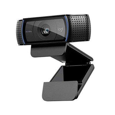 Logitech C920 HD Pro – Webcam, Videoconferencias 1080P FULL HD 1080p/30 fps, Sonido Estéreo, Corrección de Iluminación HD, Skype/Google Hangouts/FaceTime, Para Gaming, Portátil/PC/Mac/Android