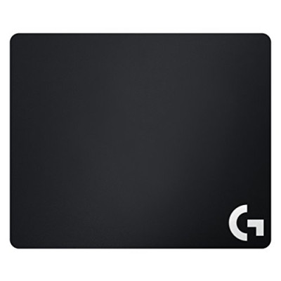 Logitech G640 – Alfombrilla de Ratón Gaming de Tela, Para Ratón con Cable o Inalámbrico, Grosor 3mm, PC/Mac , Negro, 460 x 400mm