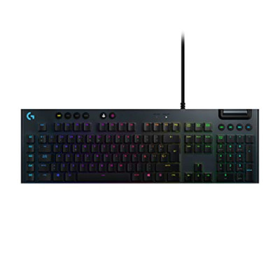 Logitech G815 Lightspeed – Teclado mecánico para juegos, GL Táctil, CARBON, ESP, USB-N/A, MEDITER, Interruptor táctil, RGB