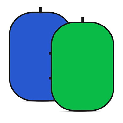 Neewer Fondo Plegable Reversible – Chromakey Green Chromakey Blue 150 * 200CM Chroma-Key Azul / Verde