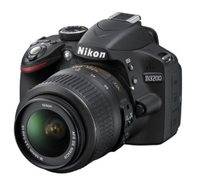 Nikon D3200 – Cámara réflex Digital de 24.2 MP (Pantalla 3', estabilizador óptico), Negro – Kit con Objetivo AF-S DX 18-55mm f/3.5 VRalanca de ajuste de paso para un fácil manejo y ajuste de tiro conveniente