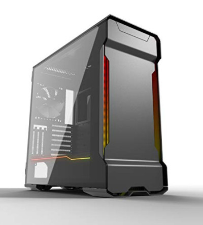 PHANTEKS PH-ES518XTG_DAG01 Enthoo Evolv X Midi-Tower – Cristal templado, color negro y gris