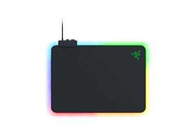 Razer Firefly V2 – Alfombrilla de ratón para videojuegos (microtexturizada, con iluminación RGB, compatible con Razer Chroma)