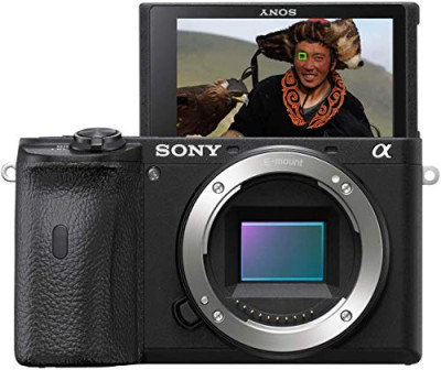 Sony Alpha 6600 – Cámara Evil APS-C (Enfoque Automático rápido 0.02s, Estabilización de Imagen óptica de 5 Ejes, 4K HLG, Pantalla inclinable para Vlogging)
