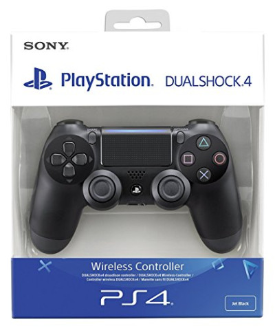 Sony  Dualshock 4 V2 – Mando Inalámbrico, Color Negro V2 (PS4)