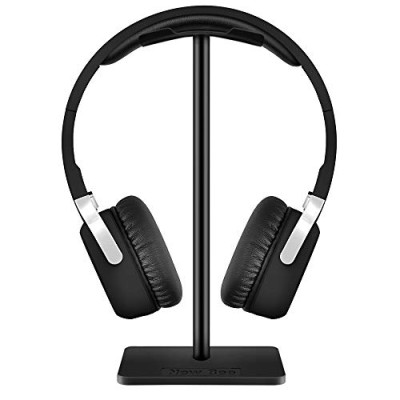 Soporte Auriculares, New bee Universal – Soporte para Auriculares y Cascos en Mesa para Bose QuietComfort 25, QuietComfort 35, Gaming Headset Stand, Beats Solo 2/3, Sony Playstation etc Negro