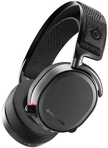 SteelSeries Arctis Pro Wireless – Auriculares de Juego inalámbricos (2,4 G y Bluetooth) Para PC, PS5 y PS4, Negro