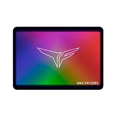 TEAMGROUP T-Force Delta MAX RGB SSD 1TB 2.5 pulgadas SATA III 3D NAND unidad interna de estado sólido (T253TM001T3C302)