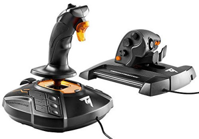 Thrustmaster T.16000M FCS HOTAS – Joystick PC, Tecnología de precisión magnética H.E.A.R.T. + Mando de potencia TWCS (Thrustmaster Weapon Control System) con tecnología S.M.A.R.T