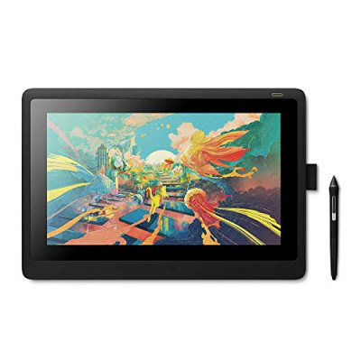 Wacom Cintiq 16 – Monitor Interactivo y bolígrafo Wacom Pen Pro 2, Pantalla LCD de 16