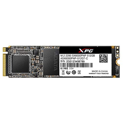 XPG SX 6000 Pro – Unidad de Estado sólido M.2 512 GB PCI Express 3.0 3D TLC NVMe - Disco Duro sólido (512 GB, M.2, 2100 MB/s)